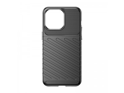 Thunder Defender Black (�ierna) - Odoln� ochrann� kryt (obal) na iPhone 15 Pro Max