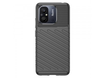 Thunder Defender black (�ierna) - Odoln� ochrann� kryt (obal) na Xiaomi Redmi 12C / Redmi 11A