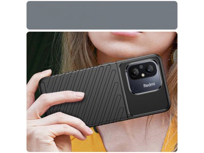 Thunder Defender black (�ierna) - Odoln� ochrann� kryt (obal) na Xiaomi Redmi 12C / Redmi 11A