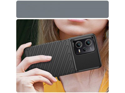 Thunder Defender black (�ierna) - Odoln� ochrann� kryt (obal) na Xiaomi Redmi Note 12 Pro