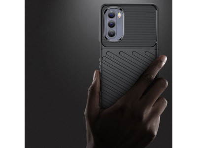 Thunder Defender Black (ierny) - Odoln ochrann kryt (obal) na Motorola Moto G Stylus 2022