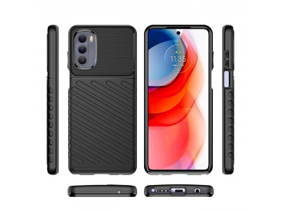 Thunder Defender Black (�ierny) - Odoln� ochrann� kryt (obal) na Motorola Moto G Stylus 2022