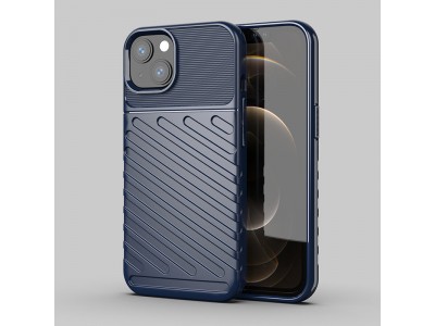 Thunder Defender Black (modr�) - Odoln� ochrann� kryt (obal) na iPhone 13
