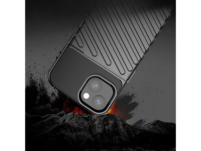 Thunder Defender Black (modr�) - Odoln� ochrann� kryt (obal) na iPhone 13