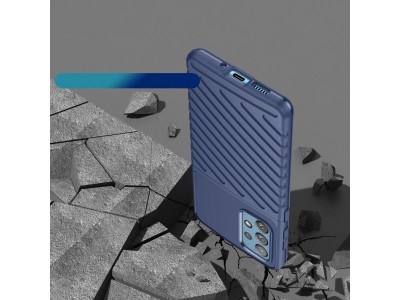 Thunder Defender Black (modr�) - Odoln� ochrann� kryt (obal) na Samsung Galaxy A23 5G