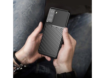 Thunder Defender Black (modr�) - Odoln� ochrann� kryt (obal) na Samsung Galaxy S23 Plus