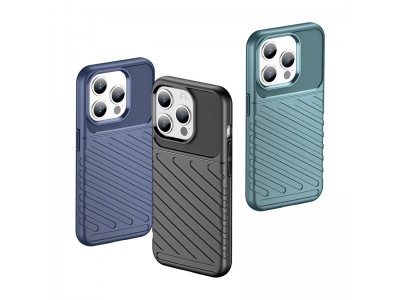 Thunder Defender Blue (modr�) - Odoln� ochrann� kryt (obal) na iPhone 15 Pro