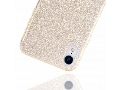 TPU Glitter Case (zlat) - Ochrann glitrovan kryt (obal) pre pre Huawei P30 Lite