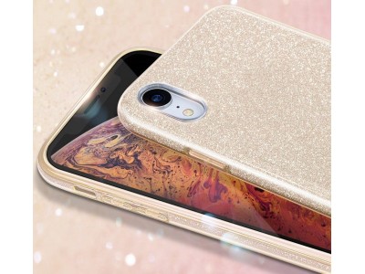 TPU Glitter Case (zlat) - Ochrann glitrovan kryt (obal) pro pre Huawei P30 Lite