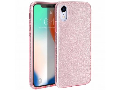 TPU Glitter Case (ružová) - Ochranný glitrovaný kryt (obal) pre pre Motorola Moto E20 4G