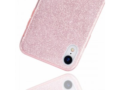 TPU Glitter Case (ru�ov�) - Ochrann� glitrovan� kryt (obal) pre pre Motorola Moto E20 4G