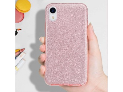 TPU Glitter Case (ru�ov�) - Ochrann� glitrovan� kryt (obal) pre pre Motorola Moto E20 4G