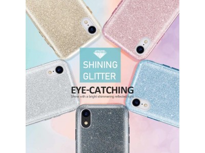 TPU Glitter Case (ru�ov�) - Ochrann� glitrovan� kryt (obal) pre pre Motorola Moto E20 4G
