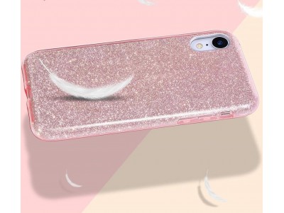 TPU Glitter Case (ruov) - Ochrann glitrovan kryt (obal) pre pre Samsung Galaxy A20e