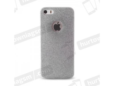 TPU Glitter Case (strieborná) - Ochranný glitrovaný kryt (obal) pre pre Apple iPhone 6 / 6S