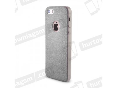 TPU Glitter Case (strieborn) - Ochrann glitrovan kryt (obal) pre pre Apple iPhone 6 / 6S