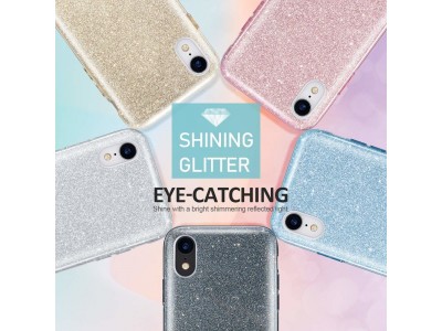 TPU Glitter Case (strieborn) - Ochrann glitrovan kryt (obal) pre pre Huawei P40 Lite