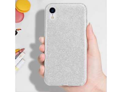 TPU Glitter Case (strieborn) - Ochrann glitrovan kryt (obal) pre pre Xiaomi Redmi 10