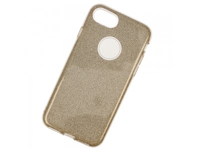 TPU Glitter Case (zlat) - Ochrann glitrovan kryt (obal) pre pre Apple iPhone 6 / 6S