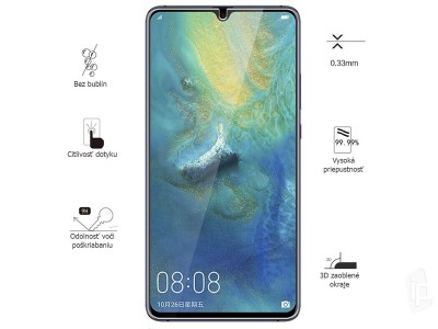 EIGER Glass (��re) - Temperovan� ochrann� sklo na displej pre Huawei Mate 20 **V�PREDAJ!!