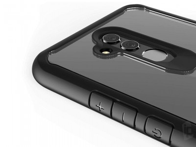 Shockproof Defender Clear/Black - Odoln ochrann kryt (obal) na Huawei Mate 20 Lite
