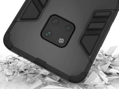 Armor Stand Defender (ierny) - Odoln kryt (obal) na Huawei Mate 20 Pro