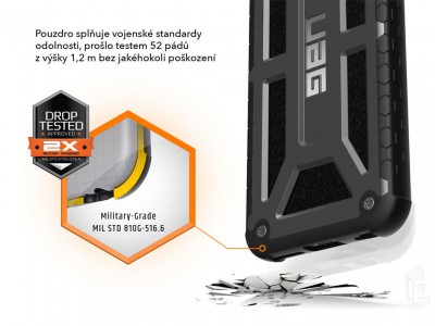 Urban Armor Gear (UAG) Monarch Case (ern) - Ultra odoln ochrann kryt na Huawei Mate 20 Pro