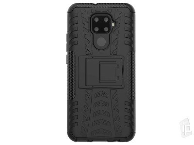 Spider Armor Case (�ierny) - Odoln� ochrann� kryt (obal) na Huawei Mate 30 Lite