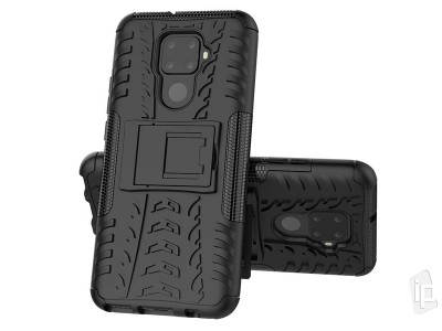 Spider Armor Case (�ierny) - Odoln� ochrann� kryt (obal) na Huawei Mate 30 Lite