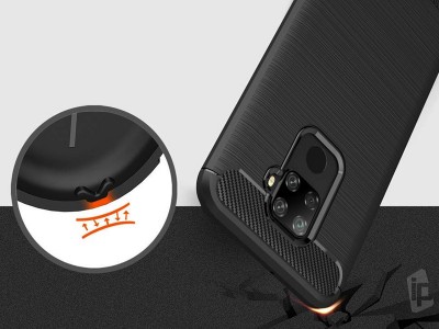 Fiber Armor Defender Blue (tmavomodr�) - Odoln� ochrann� kryt (obal) na Huawei Mate 30 Lite **AKCIA!!