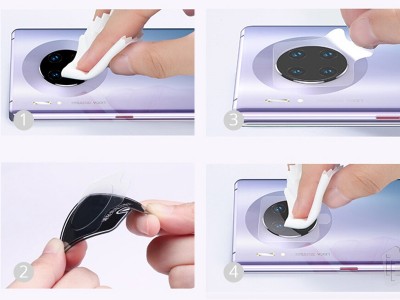 Benks Camera Protector - 2x Ochrann� sklo na zadn� kameru pre Huawei Mate 30 / 30 Pro **AKCIA!!