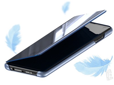 Mirror Standing Cover (modr) - Zrkadlov puzdro pre Huawei P30 Lite **AKCIA!!