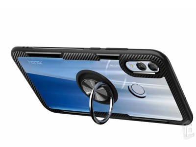 Carbon Ring Defender (ierny) - Odoln kryt (obal) na Huawei P Smart 2019
