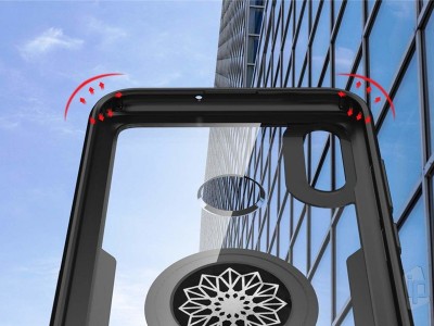 Carbon Ring Defender (ierny) - Odoln kryt (obal) na Huawei P Smart 2019