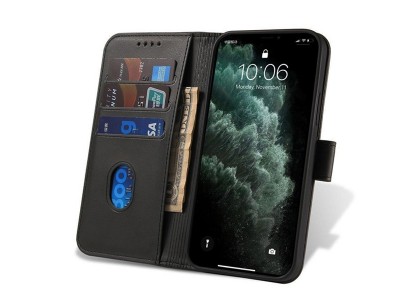 Elegance Stand Wallet II (erven) - Peaenkov puzdro pre Huawei P Smart 2019