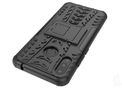 Spider Armor Case (ierny) - Odoln ochrann kryt (obal) na Huawei P Smart 2019 (Honor 10 Lite)
