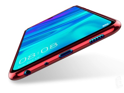 Glitter Series Red (erven) - Ochrann kryt (obal) na Huawei P Smart 2019 (Honor 10 Lite)