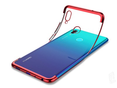 Glitter Series Red (erven) - Ochrann kryt (obal) na Huawei P Smart 2019 (Honor 10 Lite)