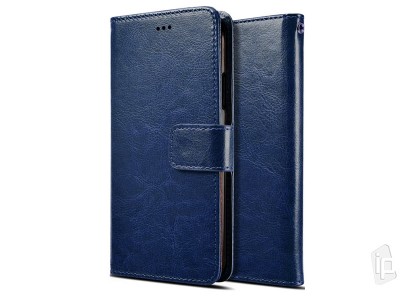 Elegance Stand Wallet Blue (modr) - Peaenkov puzdro na Huawei P Smart 2021