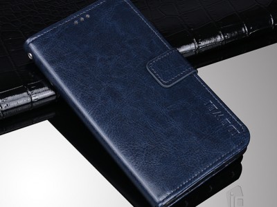 Elegance Stand Wallet Blue (modr) - Peaenkov puzdro na Huawei P Smart 2021