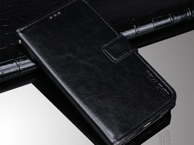 Elegance Stand Wallet Black (ierne) - Peaenkov puzdro na Huawei P Smart 2021 **AKCIA!!