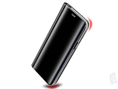 Mirror Standing Cover (ern) - Zrkadlov pouzdro pro Huawei P Smart 2021 **AKCIA!!