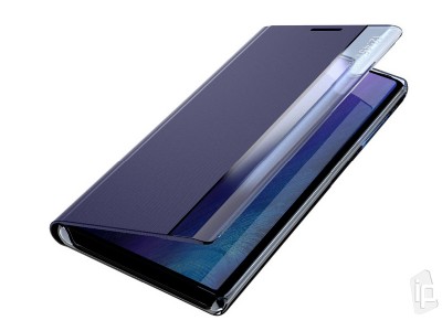 Soft Skin (modr) - Tenk Flip pouzdro pro Huawei P Smart 2021