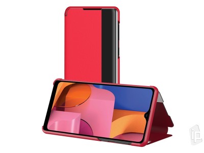 Soft Skin II (erven) - Tenk Flip puzdro pre Samsung Galaxy S20 Ultra