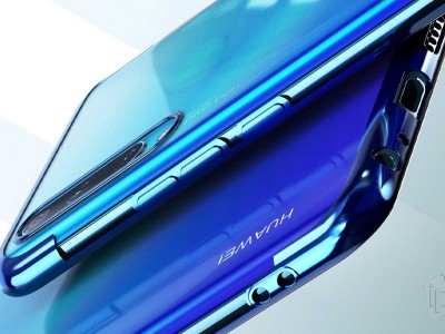 Glitter Series Red (�erven�) - Ochrann� kryt (obal) na Huawei P Smart Pro