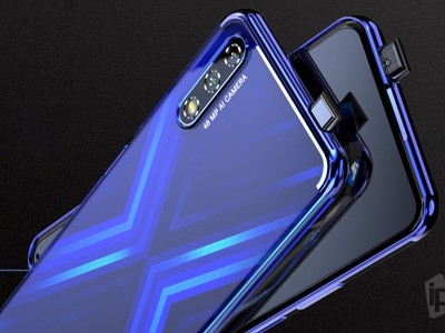 Glitter Series Blue (modr) - Ochrann kryt (obal) na Huawei P Smart Pro