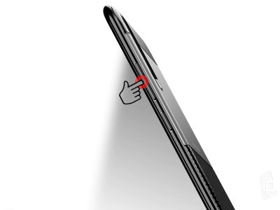Hybrid Cover Black (hned) - Ochrann kryt na Huawei P20