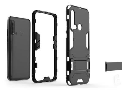 Armor Stand Defender (�edo-modr�) - Odoln� kryt (obal) na Huawei P20 Lite 2019 **AKCIA!!
