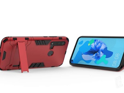 Armor Stand Defender (�erven�) - Odoln� kryt (obal) na Huawei P20 Lite 2019 **AKCIA!!