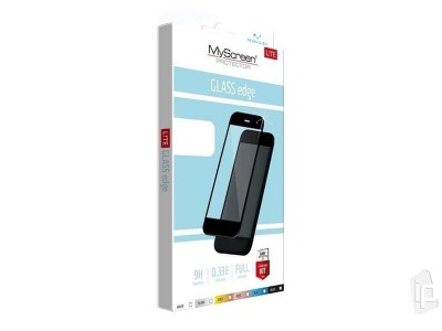 MyScreen Full Glue Tempered Glass Black (ern) - Tvrden sklo na cel displej pro Huawei P20 Lite
